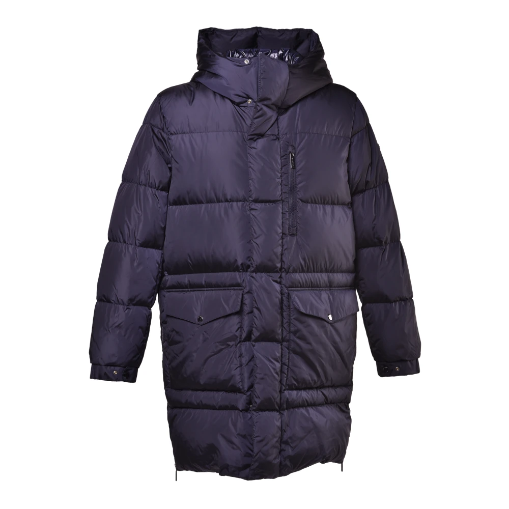 Baldinini Down Jacket Blue Heren