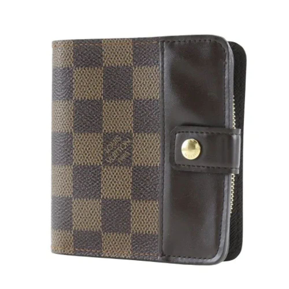 Louis Vuitton Vintage Pre-owned Canvas wallets Brown Dames