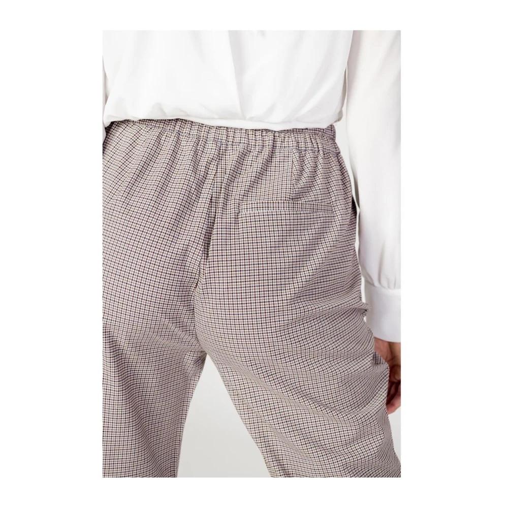 Only Polyester Viscosa Blend Cigarette Pants Beige Dames