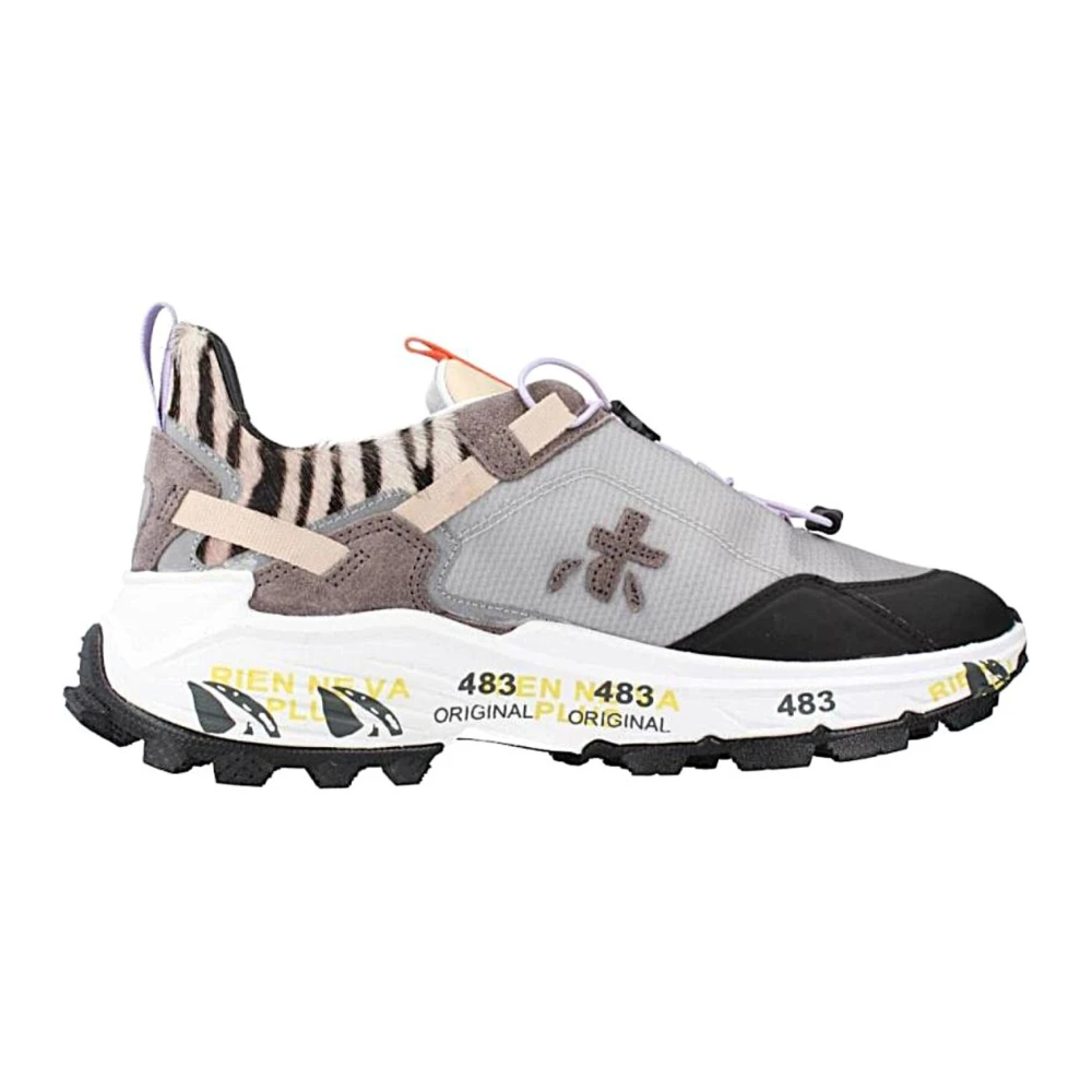 Premiata Women's Multicolor Sneakers, 3 Uk, Trainers