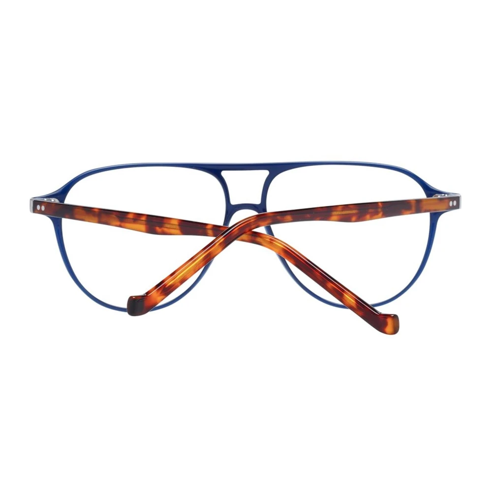 Hackett Blauwe Aviator Bril Acetaat Plastic Blue Heren
