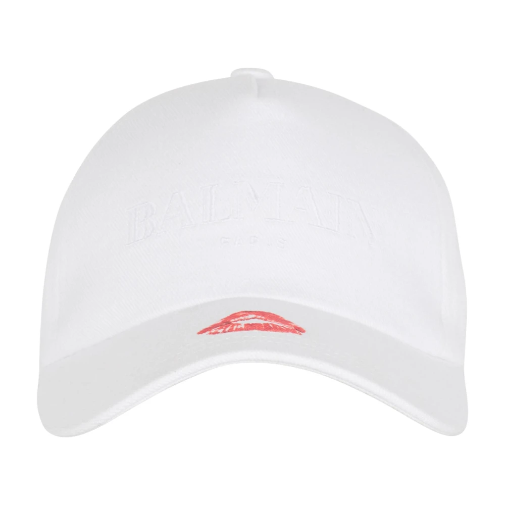 Balmain Katoen Kus pet White Heren