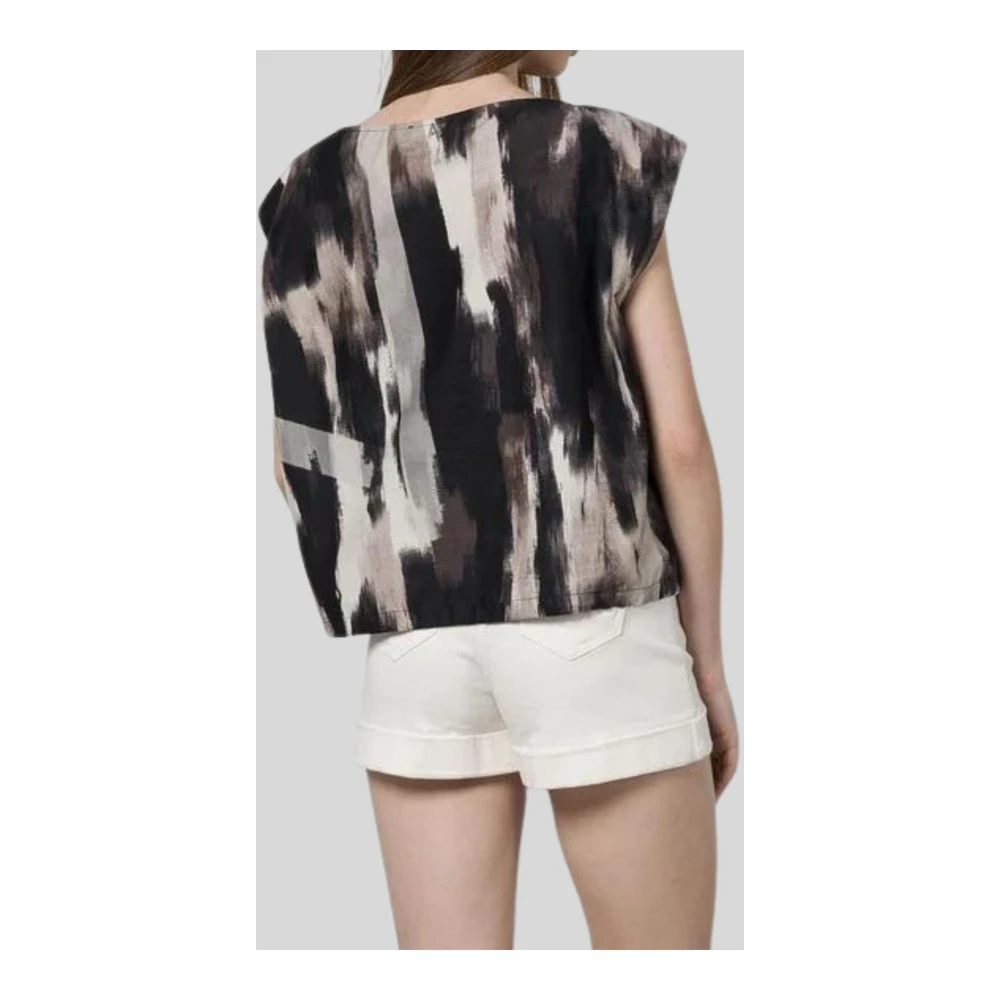 Twinset Abstract Print Blouse Multicolor Dames