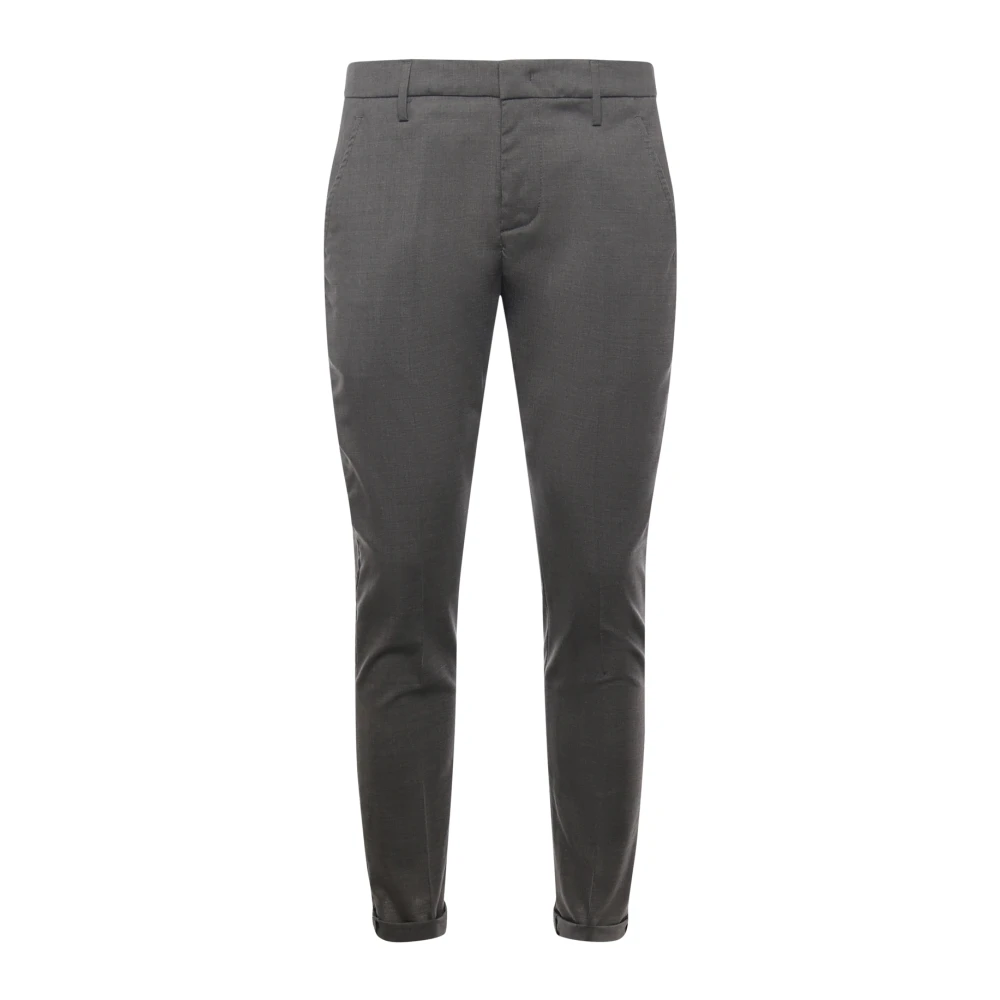 Dondup Grå Slim-Fit Trousers