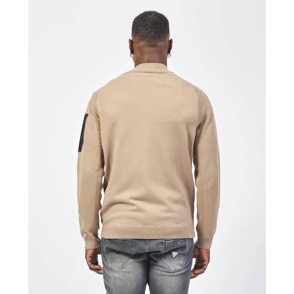 Hugo Boss Beige Jas met Logodetail Beige Heren