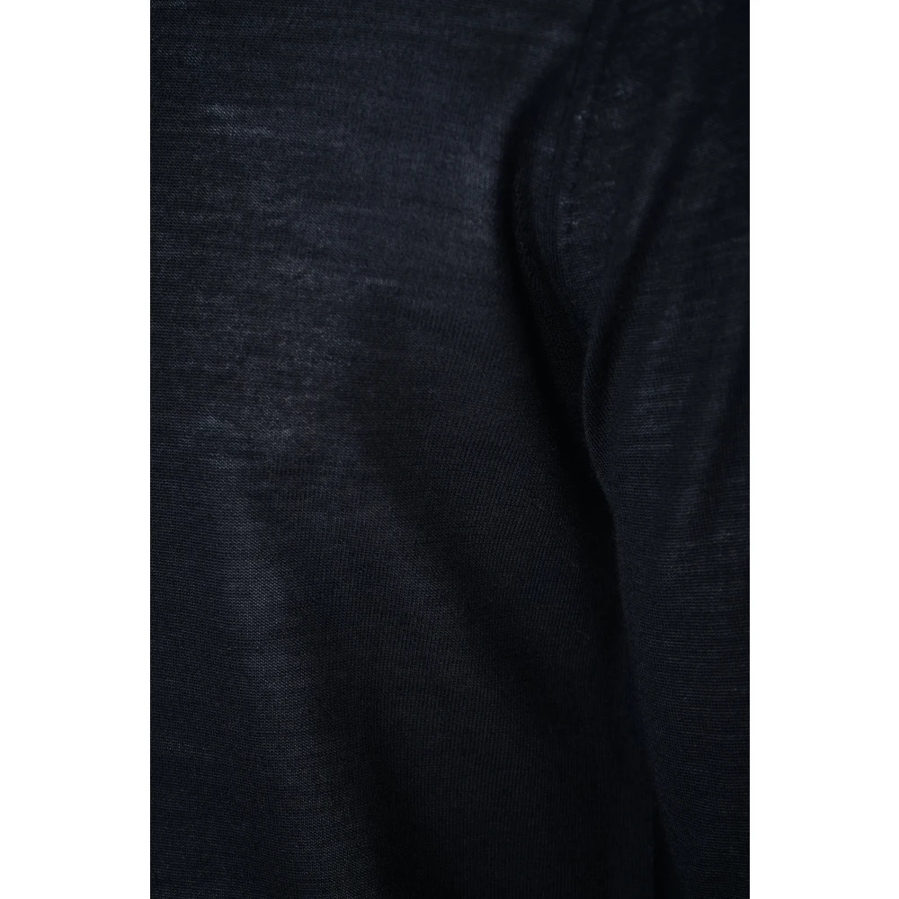 Kangra Zwarte T-shirts en Polos Black Heren