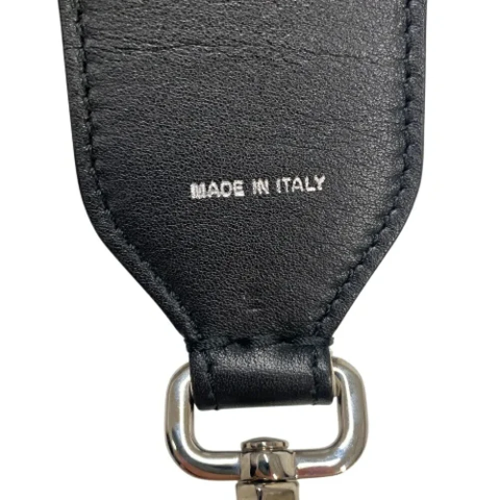 Fendi Vintage Pre-owned Leather home-office Black Dames