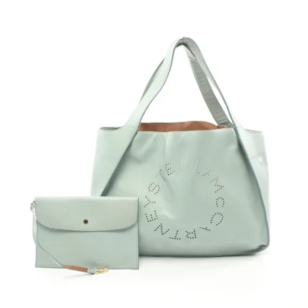 Stella McCartney Pre-owned Leather handbags Green Dames