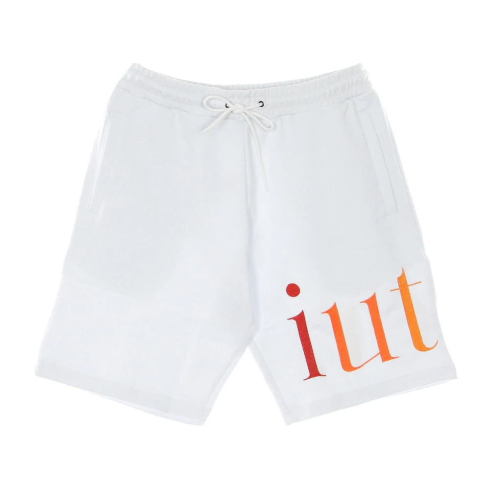 Iuter Witte Tracksuit Shorts voor Mannen White Heren