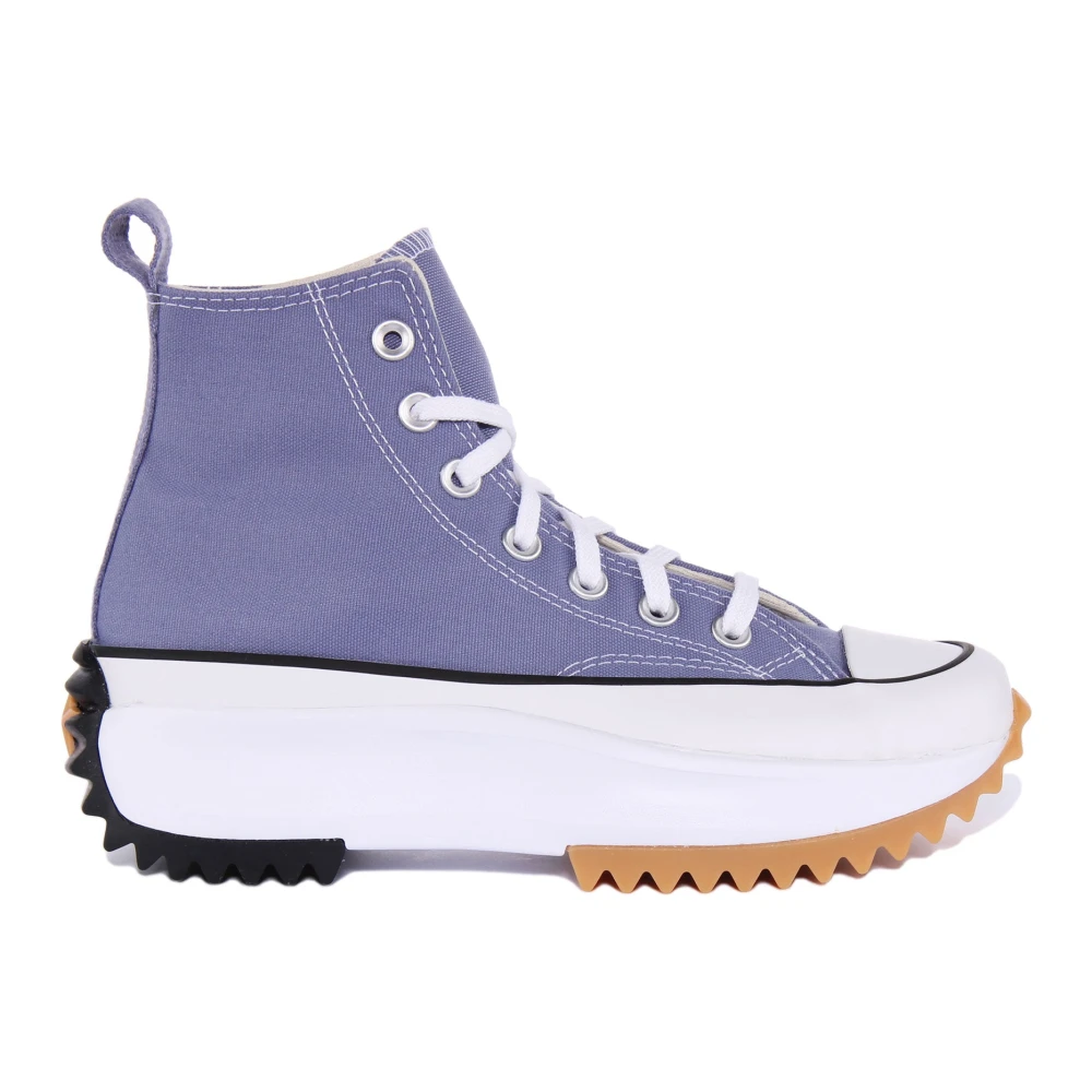 Converse Women's Purple Sneakers, 3 Uk, Lilac Hi-Top Trainers With Chunky Platform