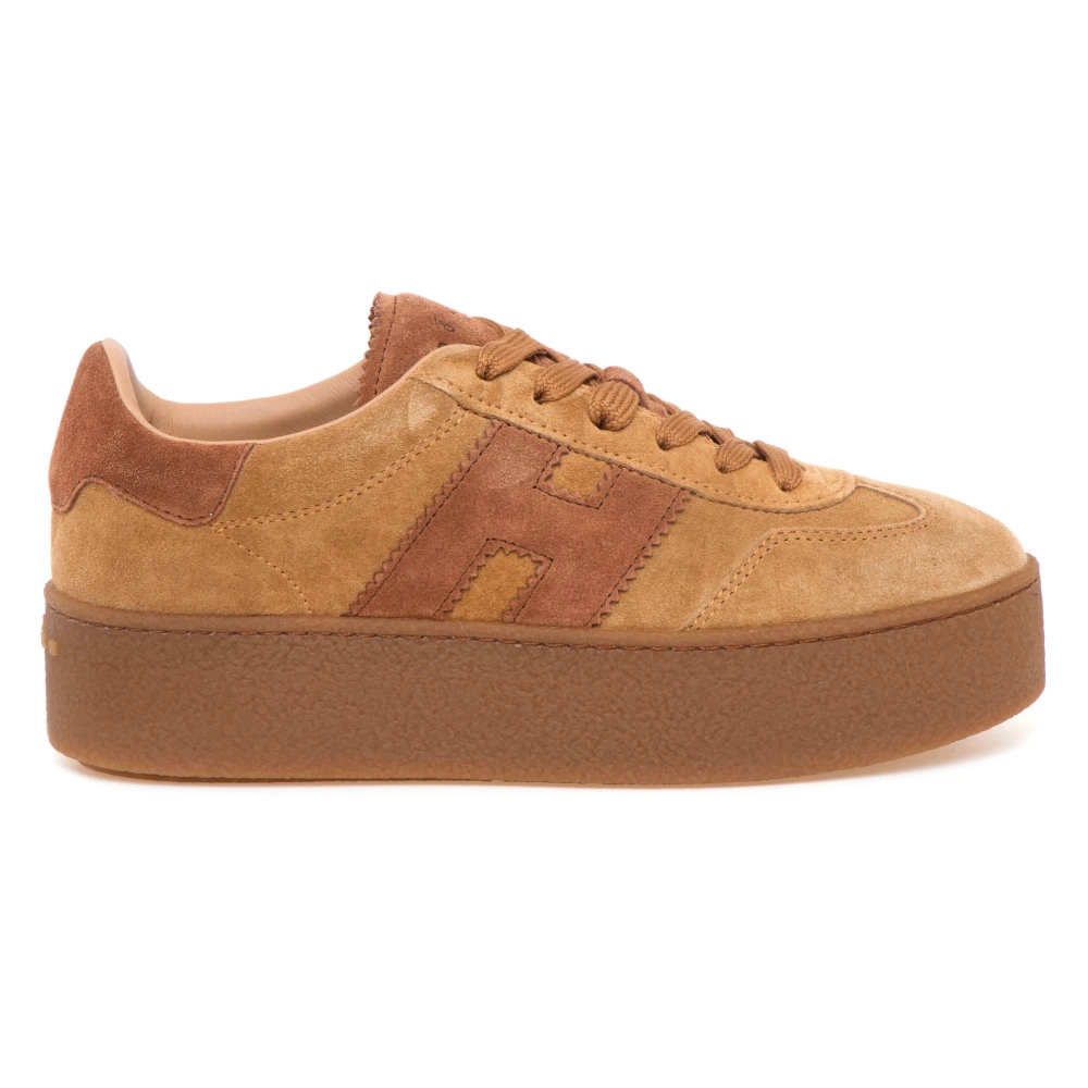 Hogan Cool Platform Dames Schoenen Bruin