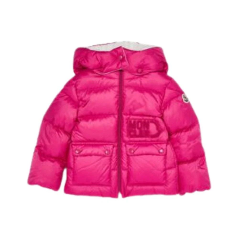 Moncler Stilig Abbey Jacka för Män Pink, Flicka