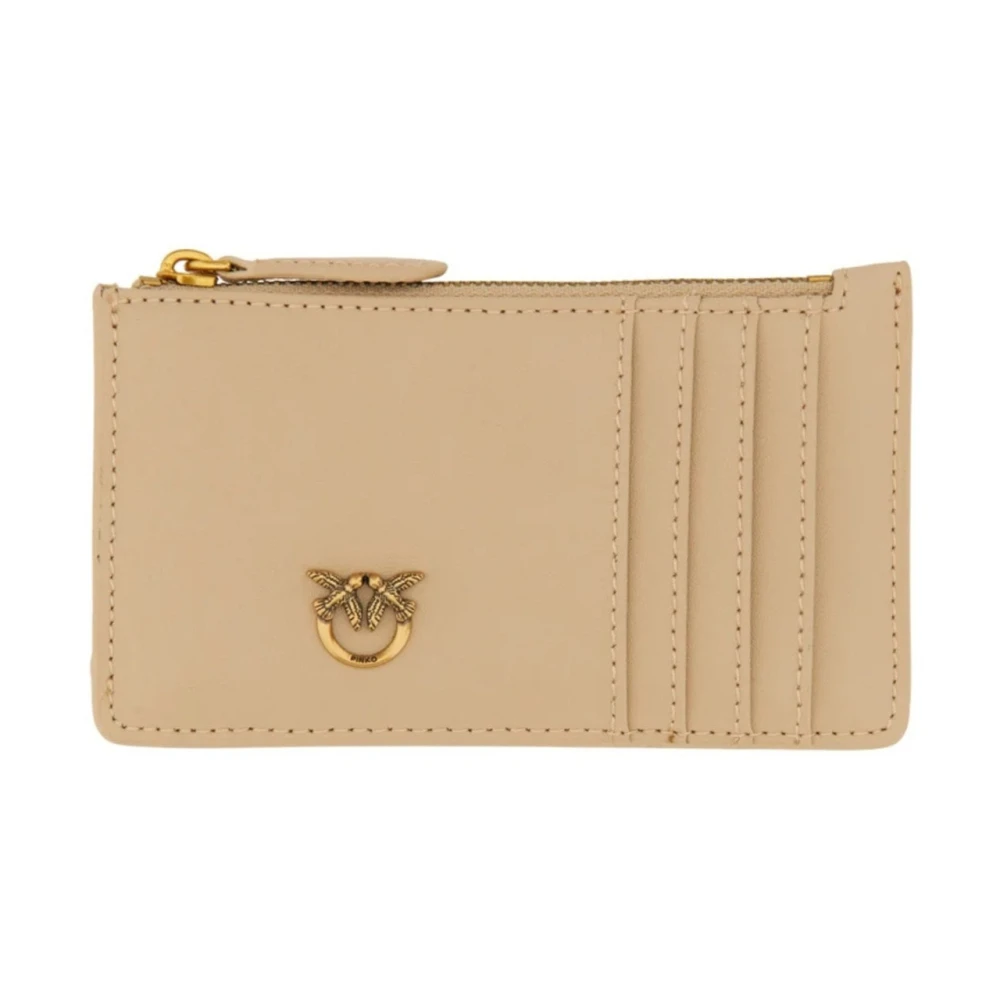 Pinko Women's Beige Wallets & Cardholders, One Size, Airone Cardholder