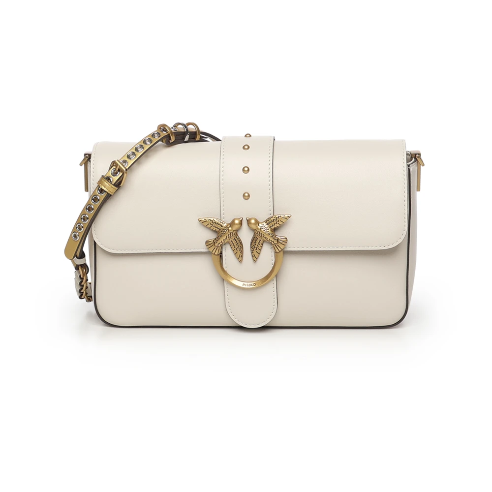 Pinko Women's White Cross Body Bags, One Size, Shoulder Bag