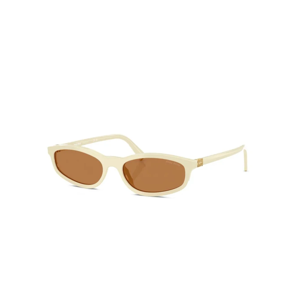Miu Miu Women's White Mu A06s 21D90q Sunglasses - Sunglasses - 54 Mm - Accessories