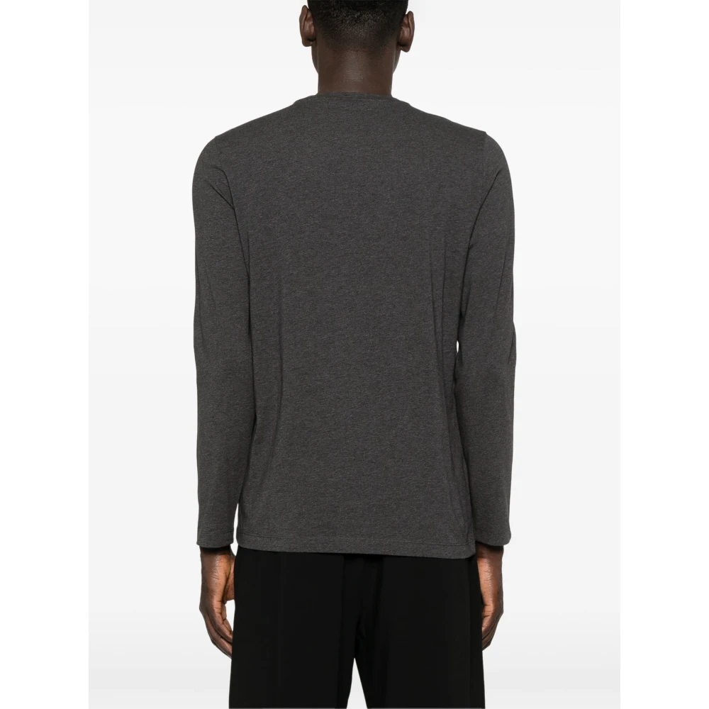 Corneliani Katoenen sweatshirt Made in Italy Gray Heren