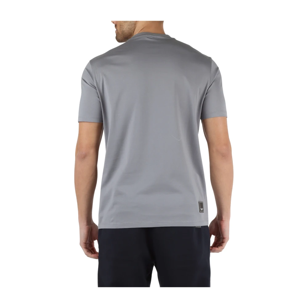 Emporio Armani Katoenen Travel Essential T-Shirt Gray Heren