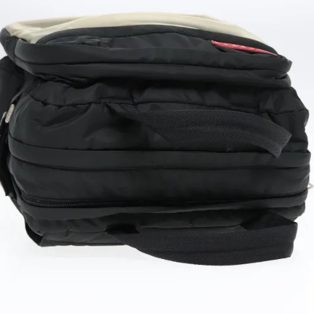 Prada Vintage Pre-owned Leather handbags Black Dames