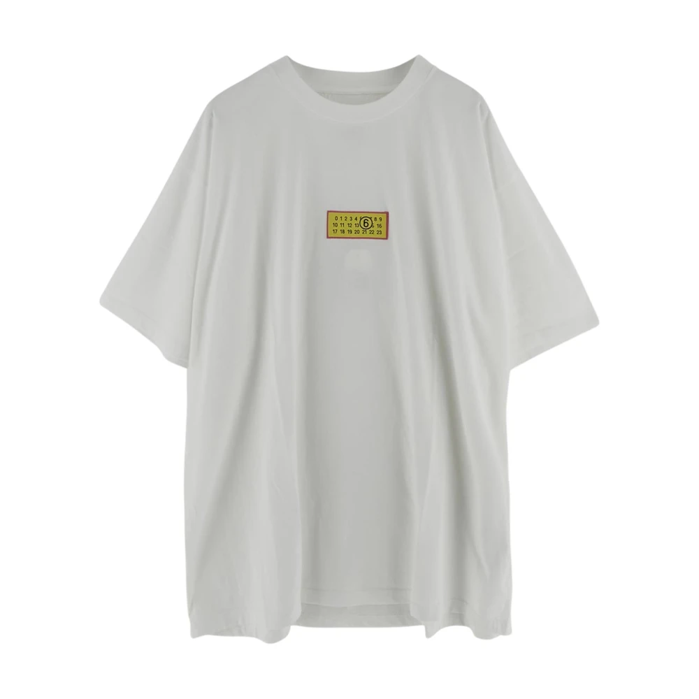 MM6 Maison Margiela Cotton Logo T-Shirt White Heren