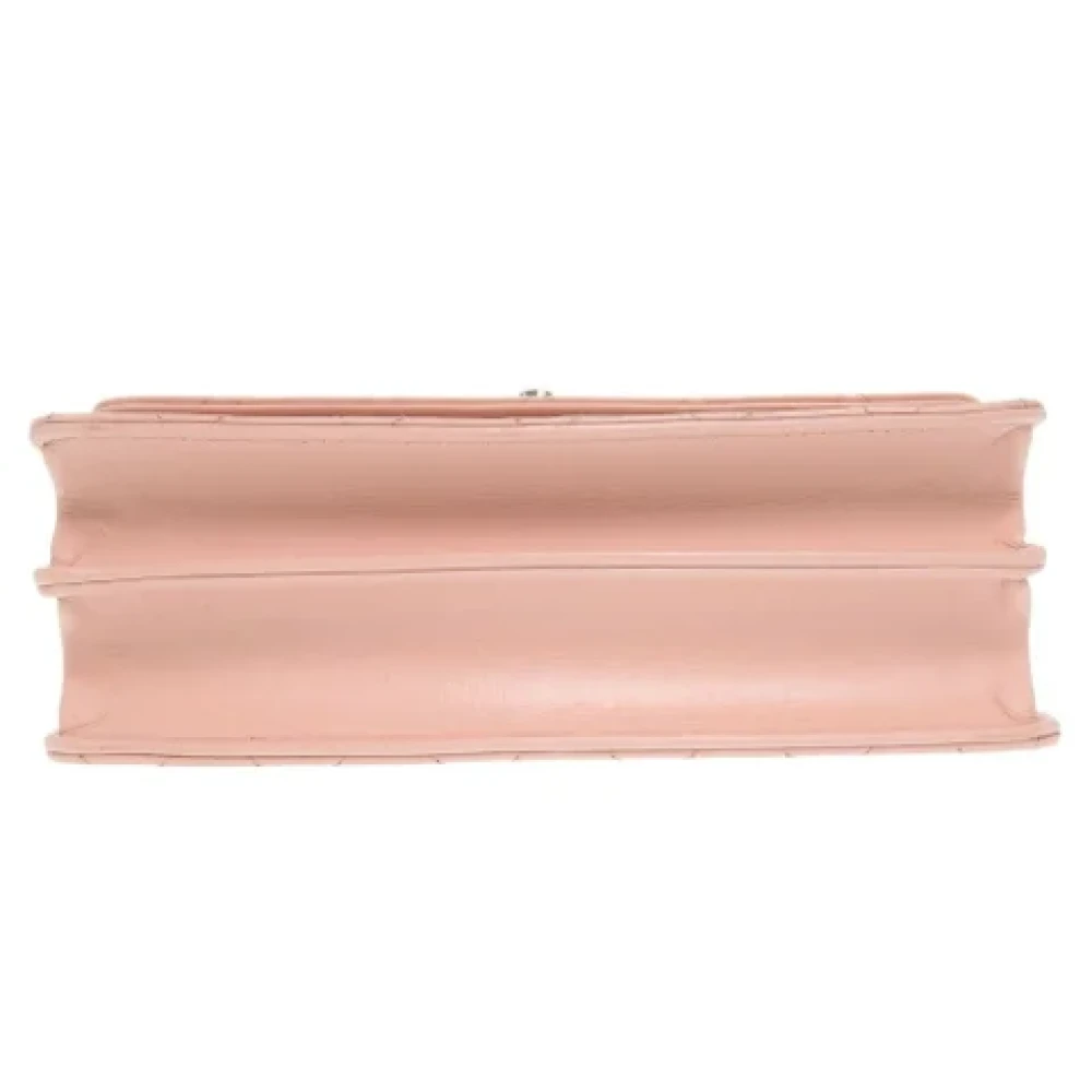 Chanel Vintage Pre-owned Leather handbags Pink Dames