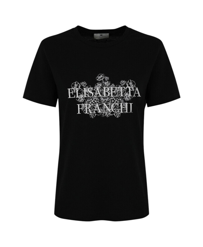 black-botanical-print-t-shirt