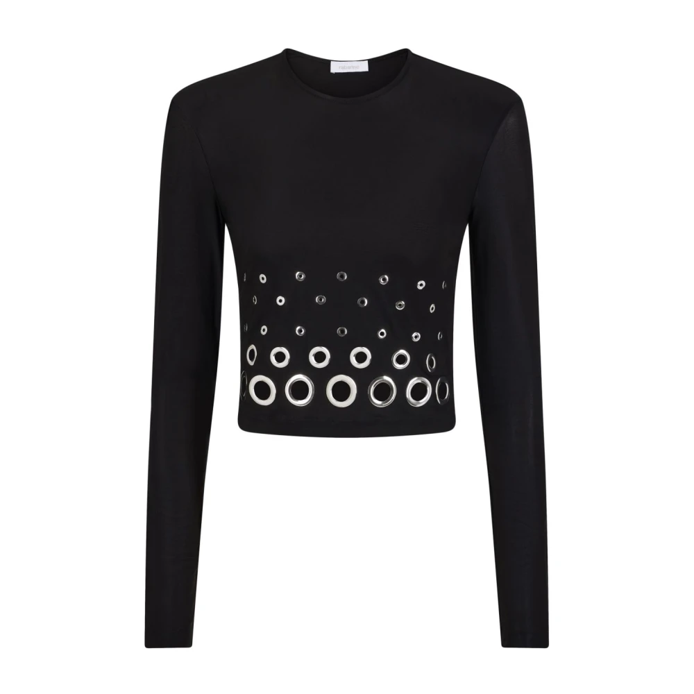 Paco Rabanne Zwarte Top voor Vrouwen Black Dames