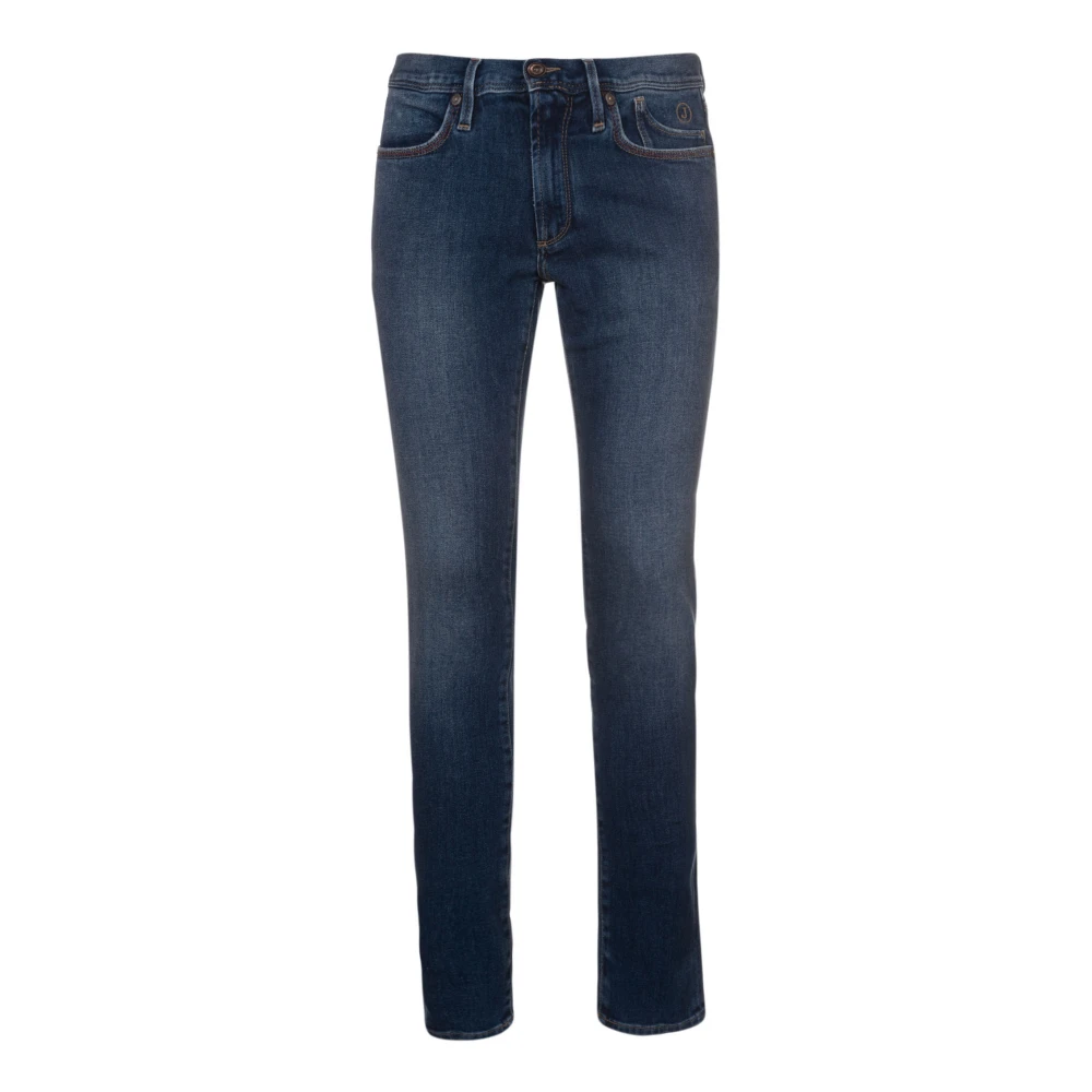 Jeckerson Blauwe Slim Cross Zakken Jeans Blue Heren