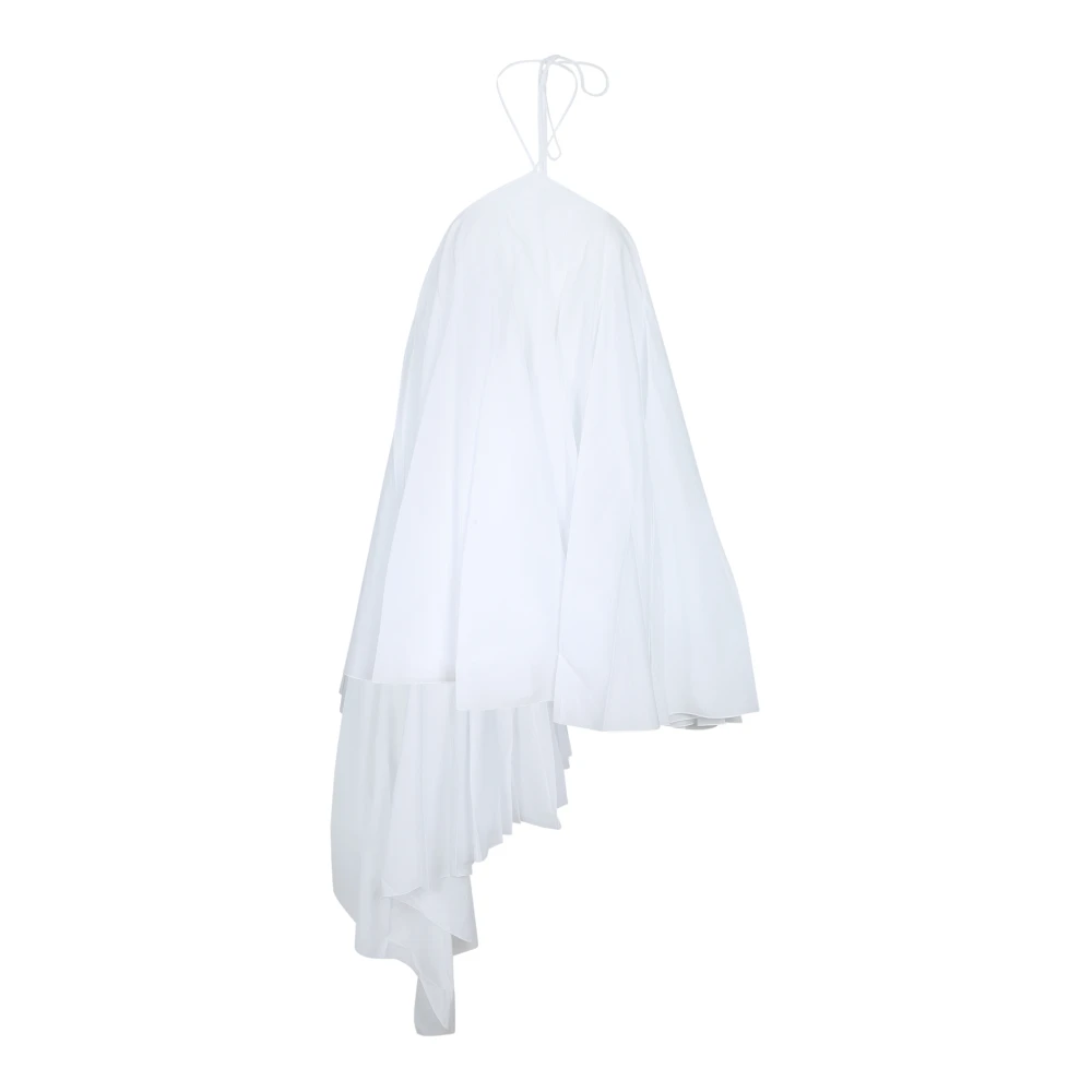 Jacquemus White Short Dresses, Female, Xs, La Robe Triangle Mini Dress