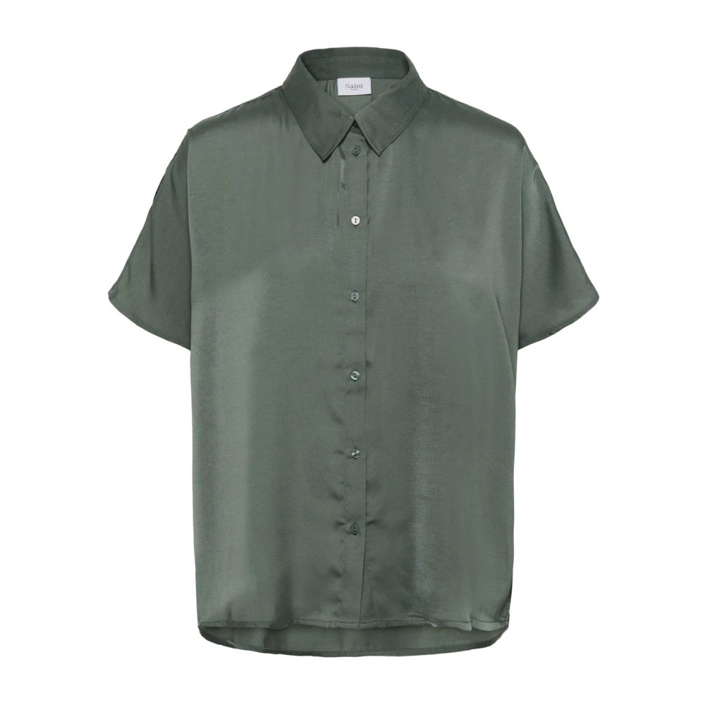 Saint Tropez Women's Green Shirt - Shirts - M - Blouses & Shirts