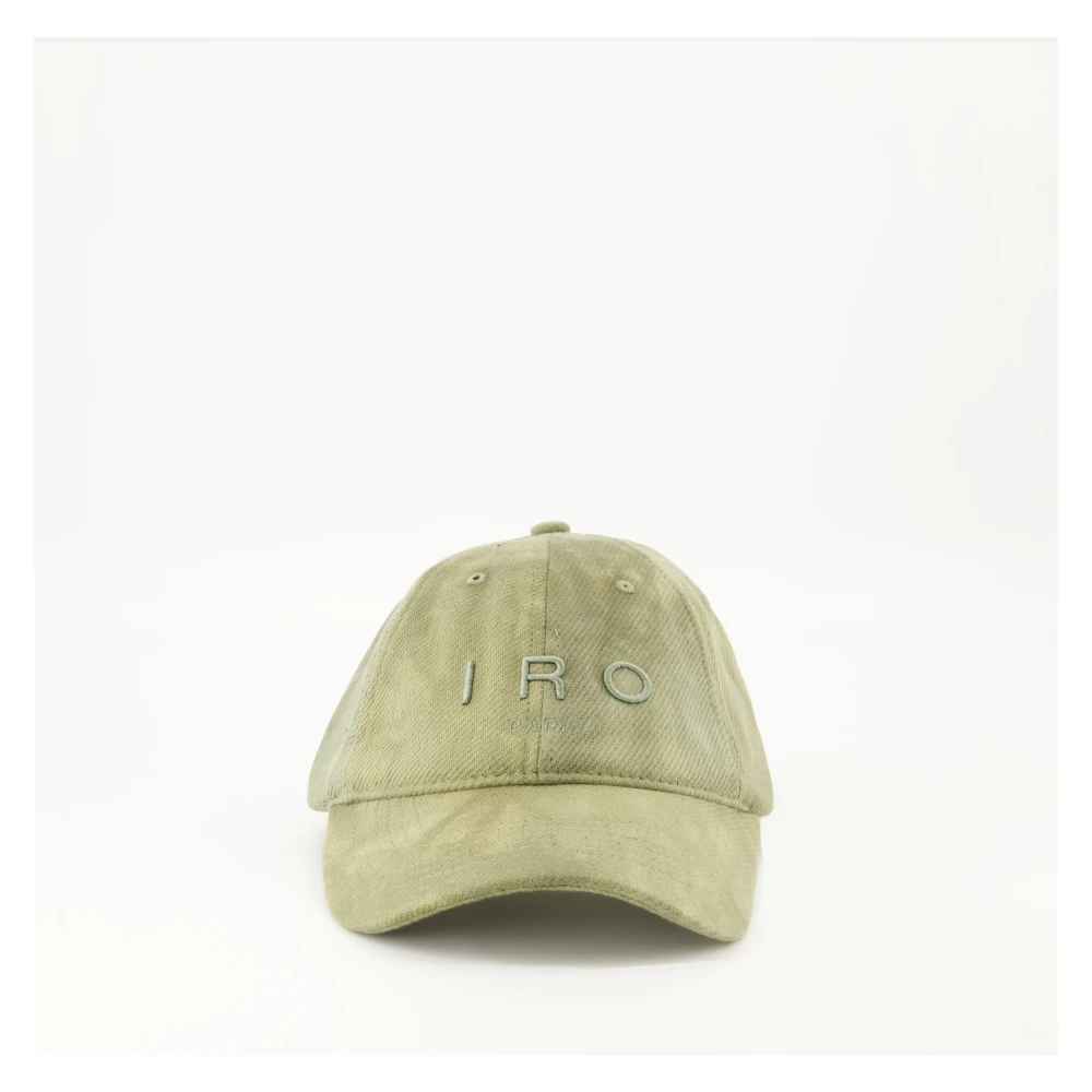 IRO Geborduurde logopet voor heren Green Heren
