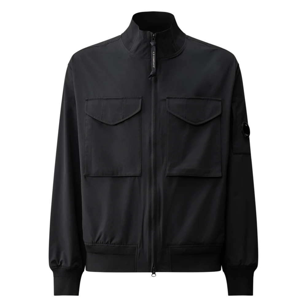 C.p. Company Men's Blue Light Jackets, Xl, Pro-Tek Lens Bomber Jacket