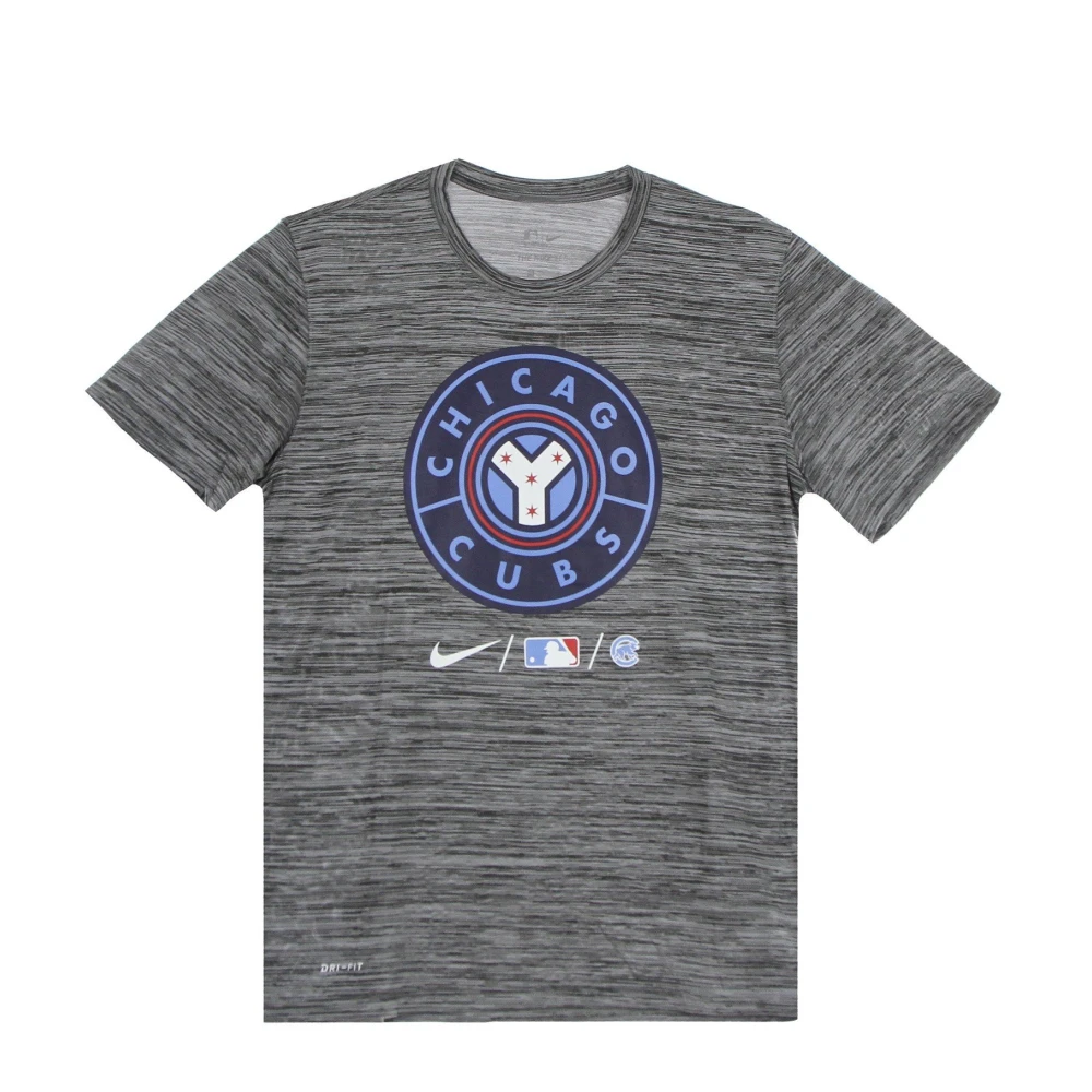 Nike MLB Baseball Velocity Practice T-shirt Chicub Gray Heren
