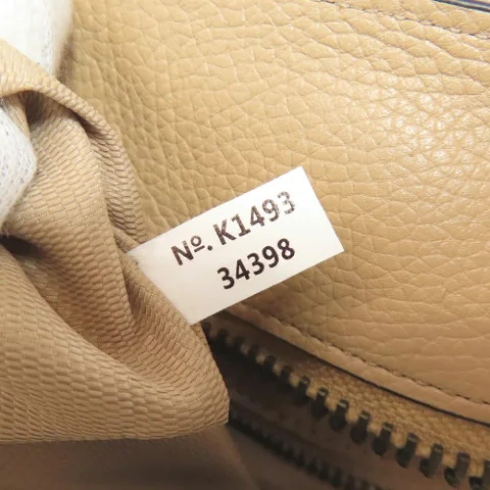 Coach Pre-owned Leather shoulder-bags Beige Dames