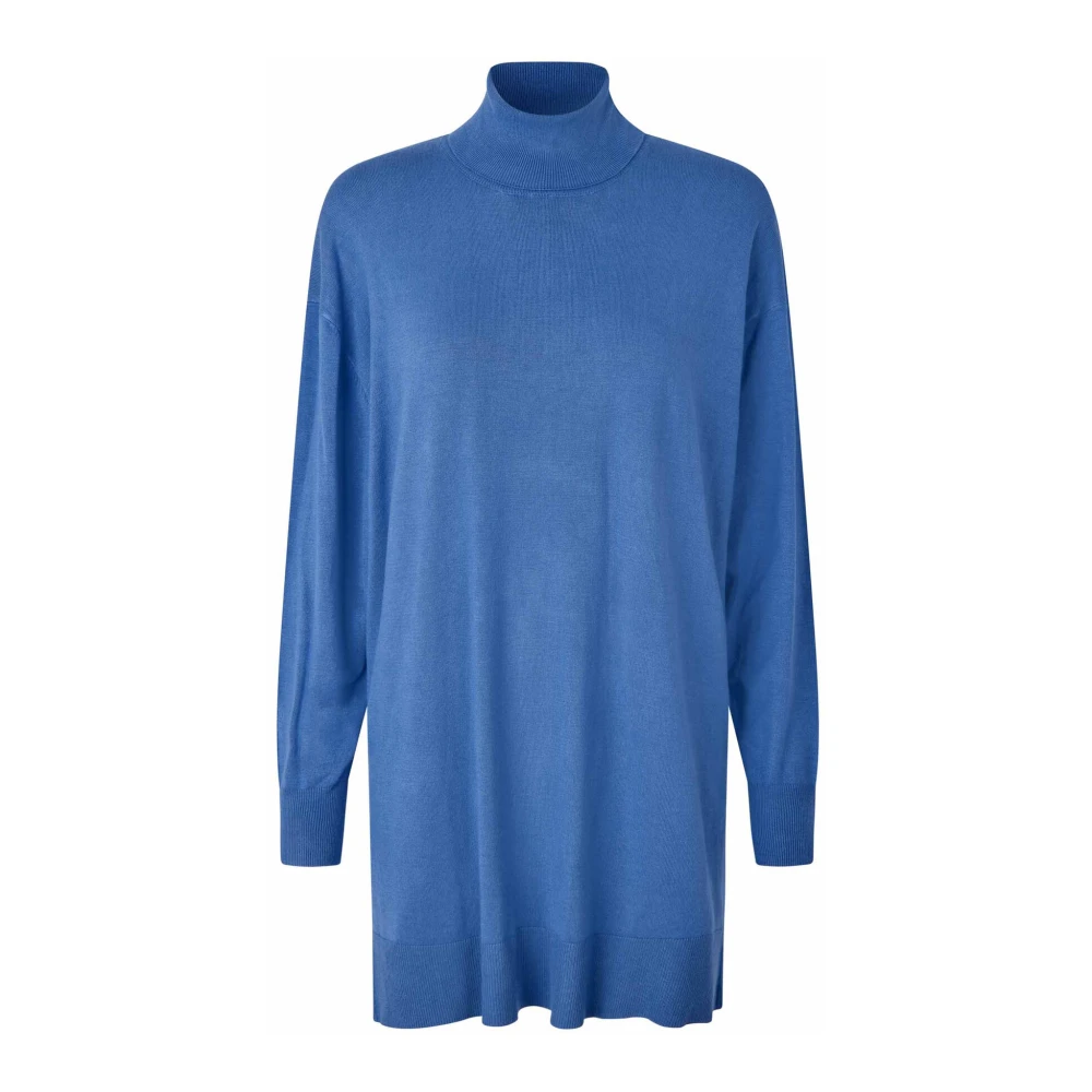 Masai Blauwe Tuniek Trui Losse Pasvorm Blue Dames