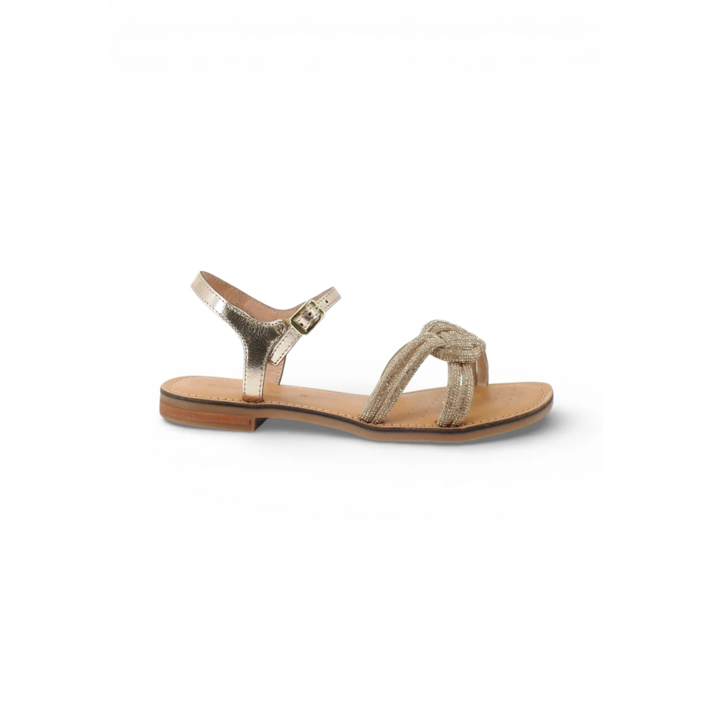 Geox Women's Yellow Maddalusia C - Flat Sandals - 6 Uk - Shoes