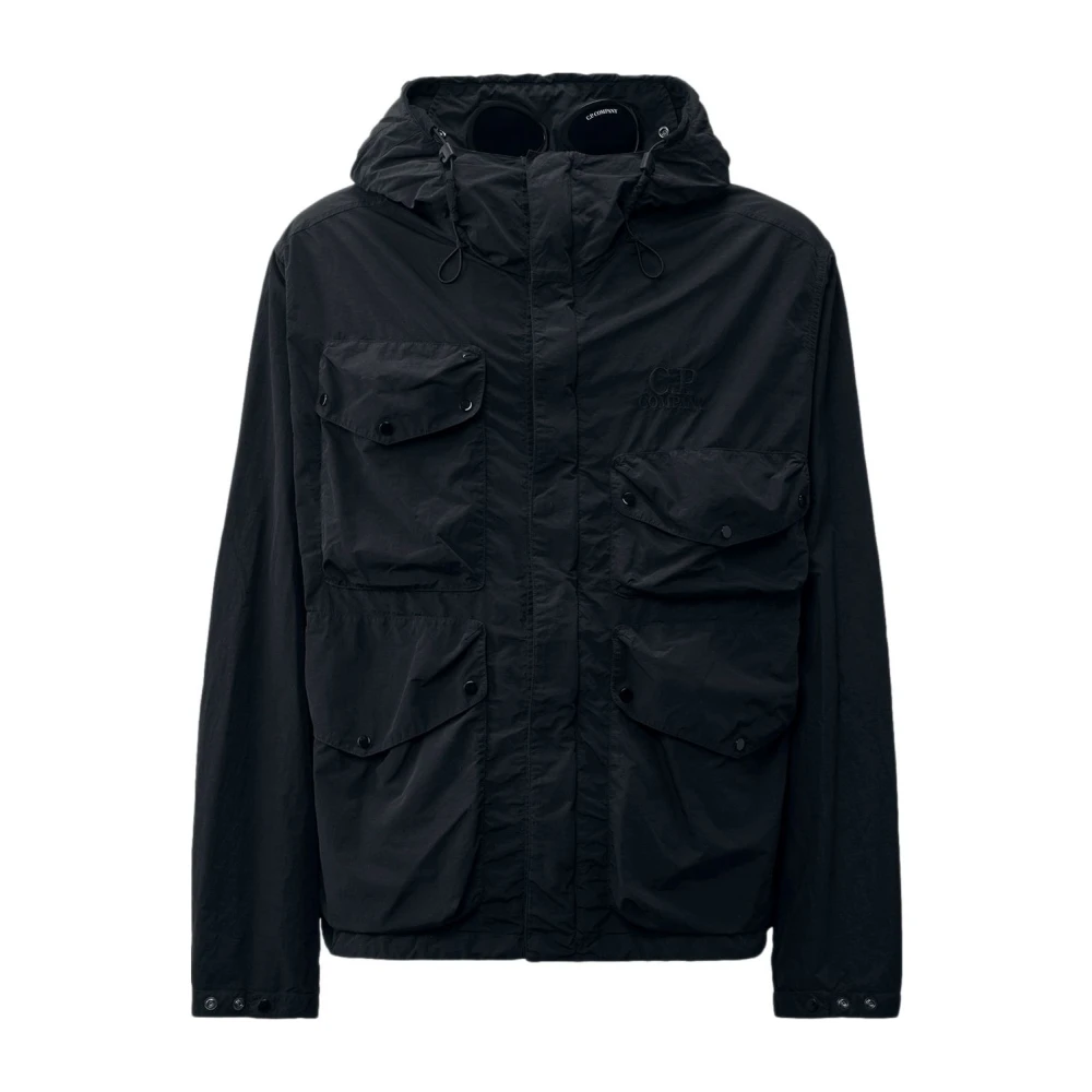 C.P. Company Nylon Google Jas in Marineblauw Blue Heren