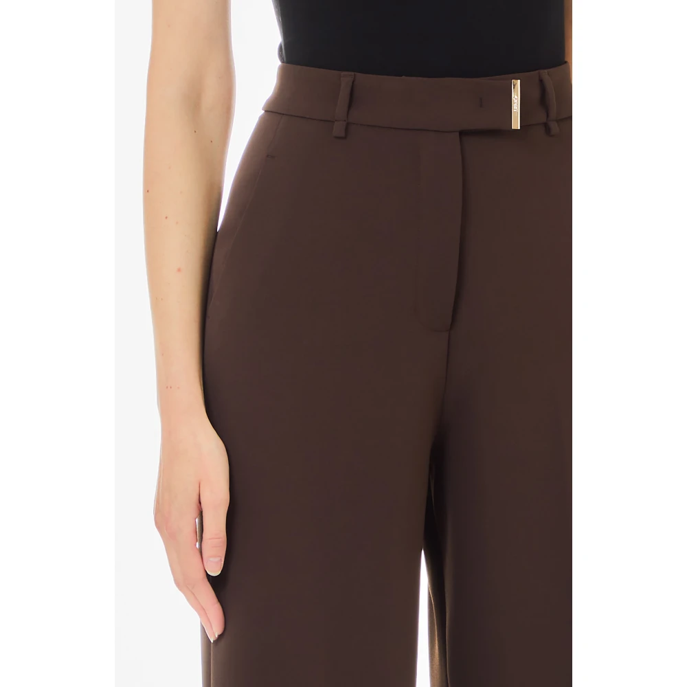 Liu Jo Rechte Pijp Broek Brown Dames