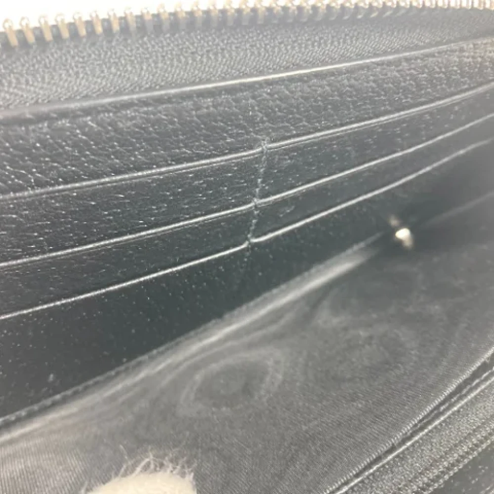 Gucci Vintage Pre-owned Canvas wallets Black Dames