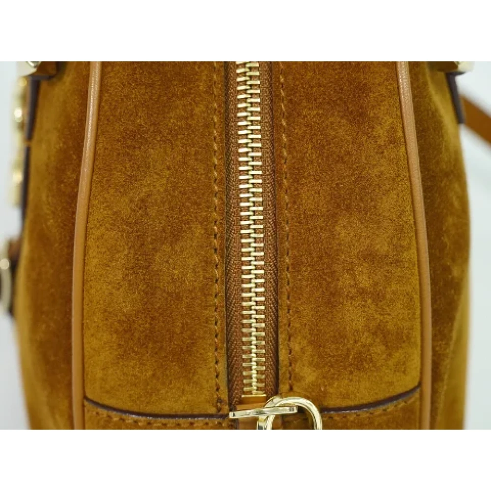 Jimmy Choo Pre-owned Suede handbags Brown Dames