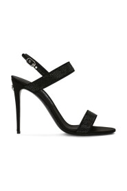 Sandalen met hoge hakken