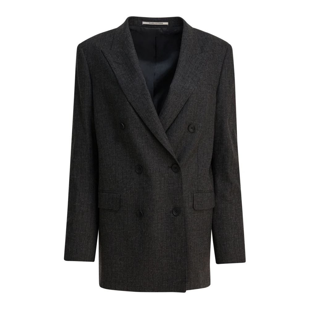 Tagliatore Women's Grey Clothing Jacket Aw25