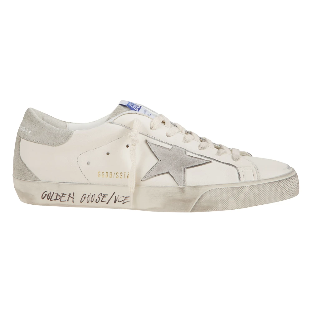 Golden Goose Leren Sneakers met Suède Inzetstukken