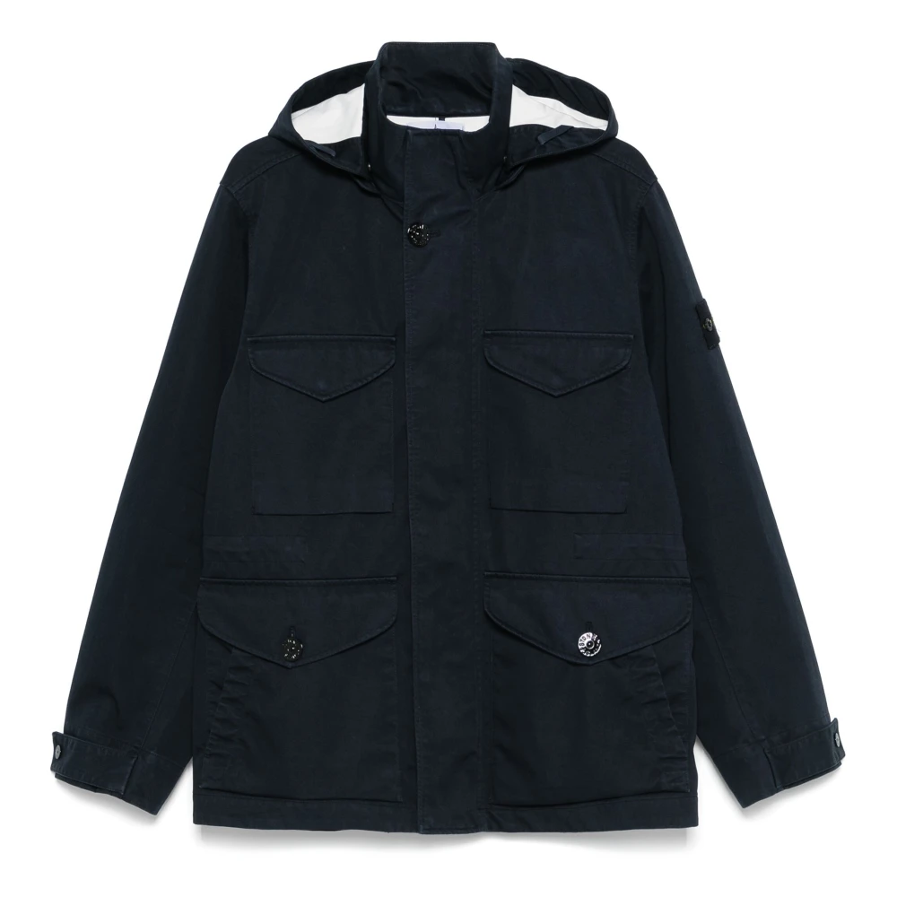 Stone Island Stijlvolle buitenjas Blue Heren