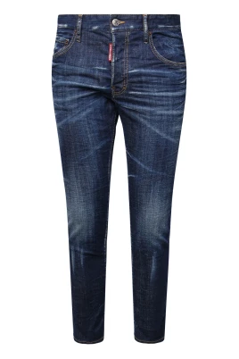 Mörk Ren Tvätt Skater Jeans