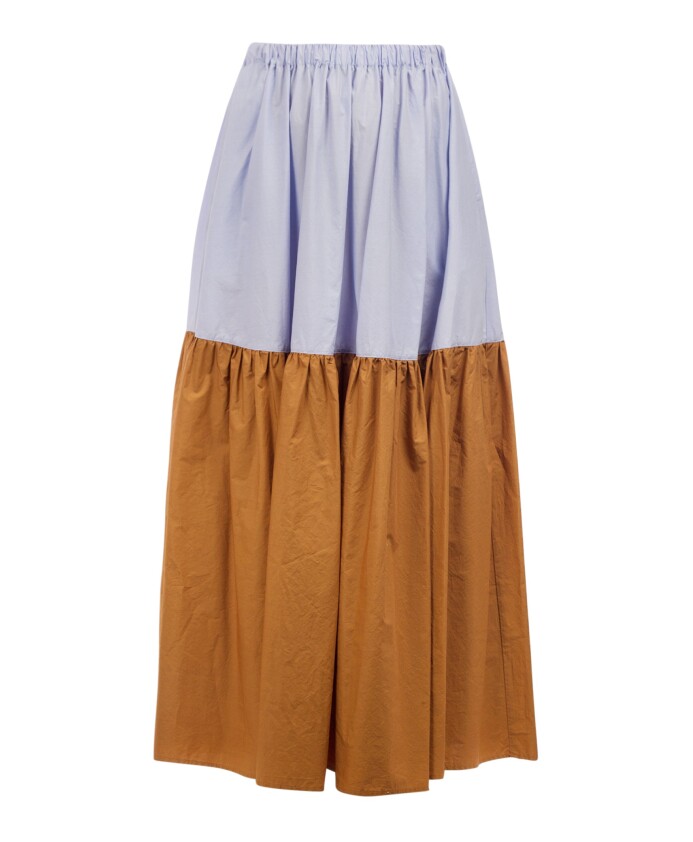 wijd-uitlopende-popeline-rok-met-elastische-taille