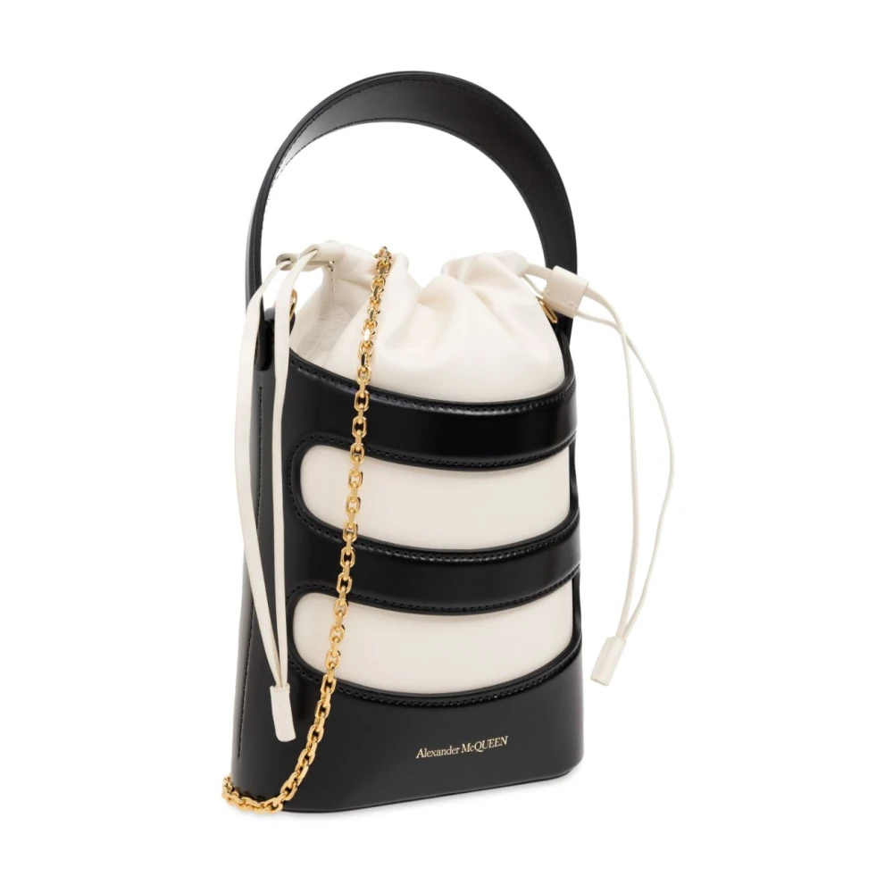 alexander mcqueen Kooi Harnas Handtas Zwart Black Dames