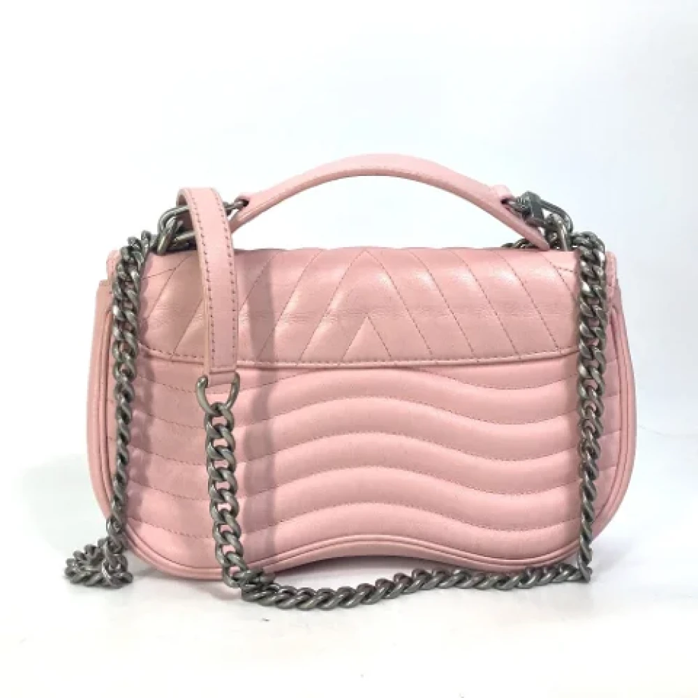 Louis Vuitton Vintage Pre-owned Leather handbags Pink Dames
