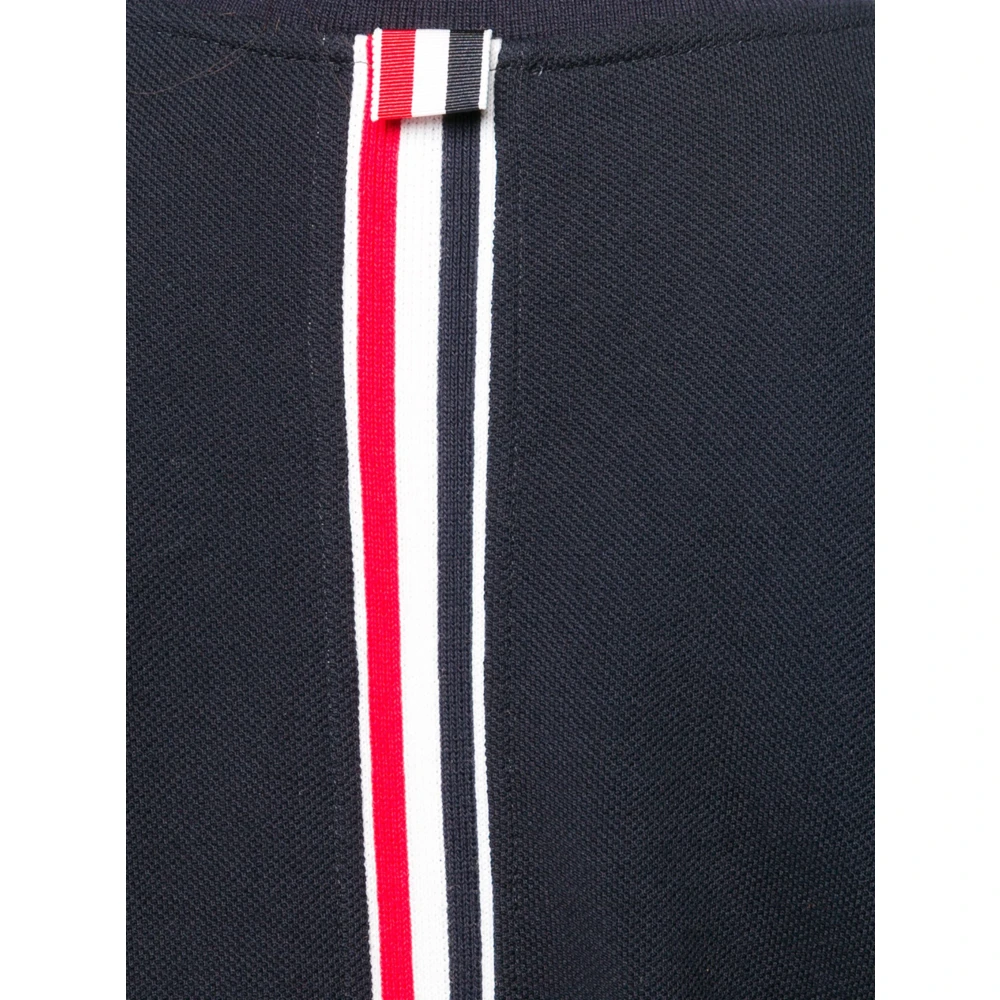 Thom Browne Stijlvolle korte mouwen T-shirt Blue Dames