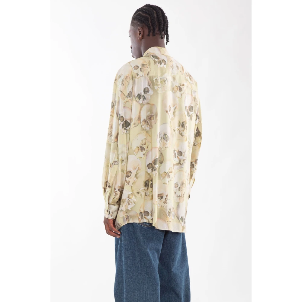 Magliano Gedraaide Fontanelle Shirt Beige Heren