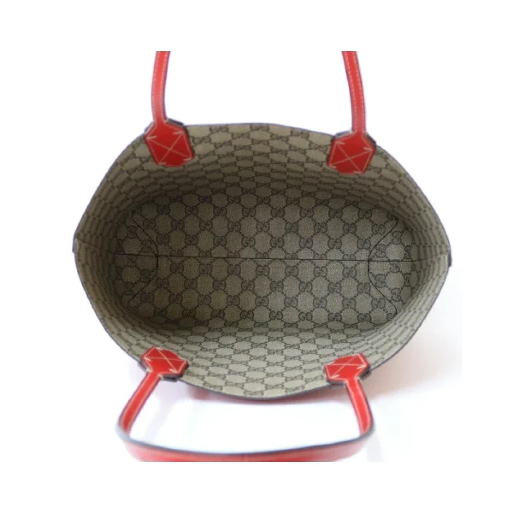 Gucci Vintage Pre-owned Canvas gucci-bags Red Dames
